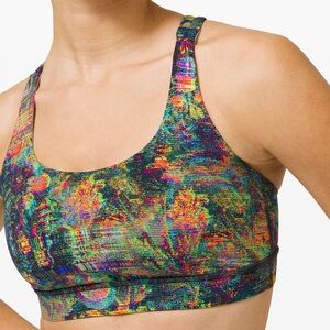 Lululemon Energy Bra *Medium Support, B–D Cup - Glitch Tapestry Starlight Multi